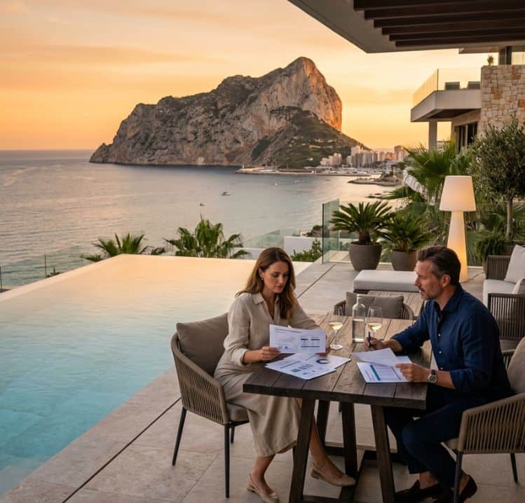 gestion de alquiler vacacional en calpe, imagen representativa generada por IA