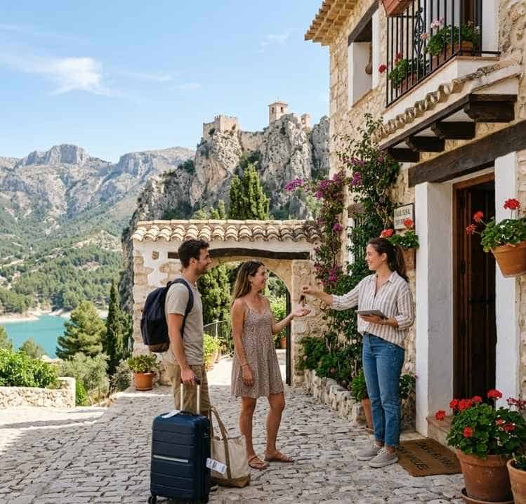 Imagen representativa de una entrega de llaves de un piso de alquiler vacacional de Amanirent